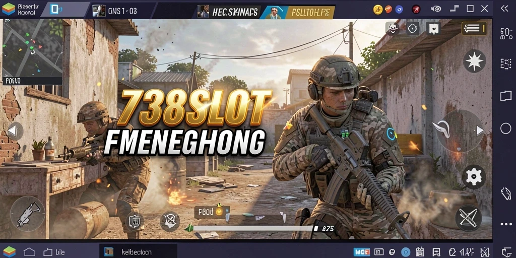 Screenshot gameplay 738SLOT menampilkan pertempuran seru dan grafis menakjubkan.