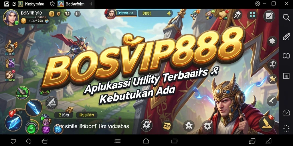 Tampilan antarmuka pengguna yang intuitif dari BOSVIP88.