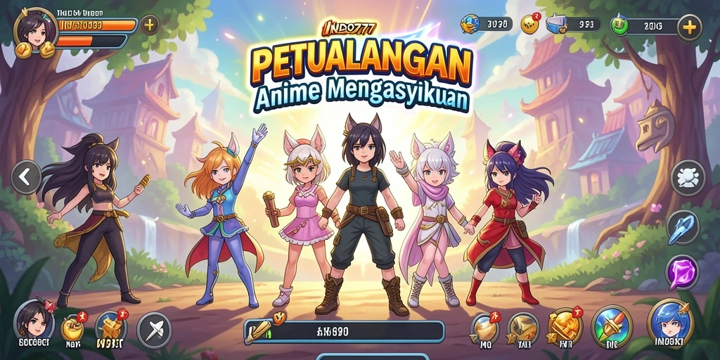 Tampilan menarik gameplay Anime yang memukau dan mengasyikkan.