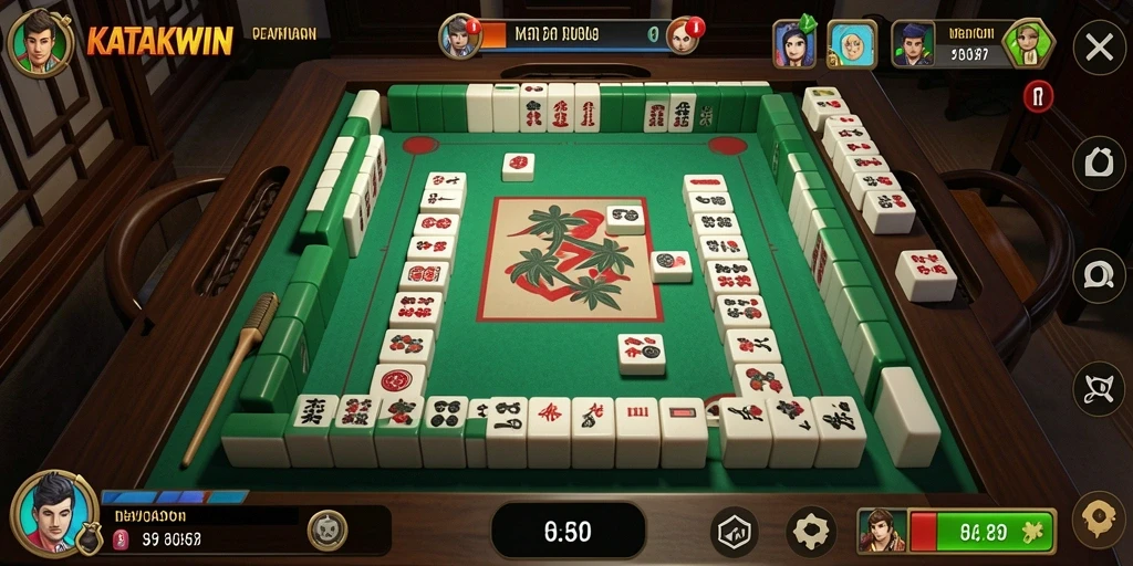 Tampilan gameplay KATAKWIN yang menarik dan menantang.