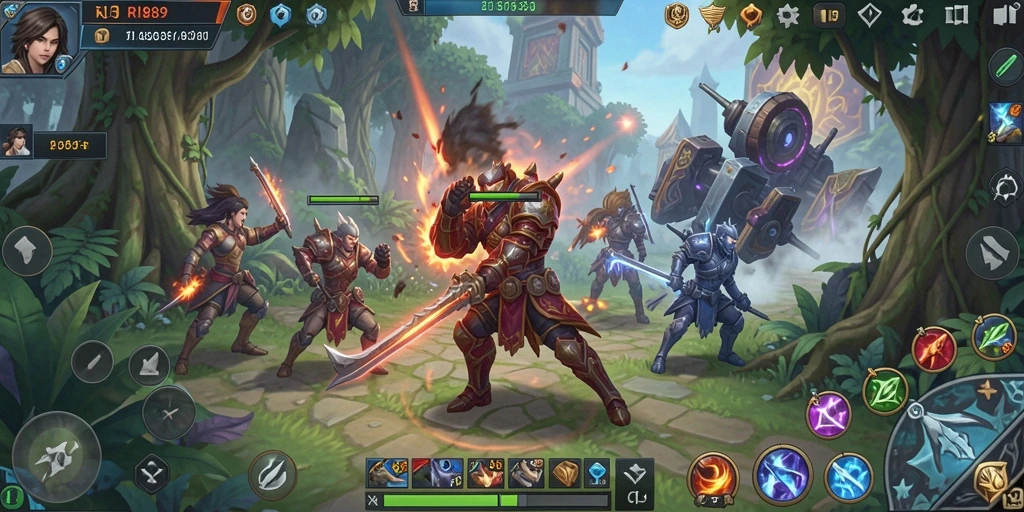 Screenshot menunjukkan gameplay mendebarkan dari RI889 dalam taktik SLG.