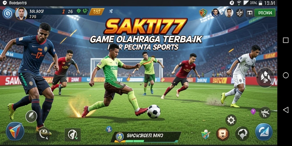 Screenshot gameplay SAKTI77 menampilkan aksi olahraga yang mendebarkan.