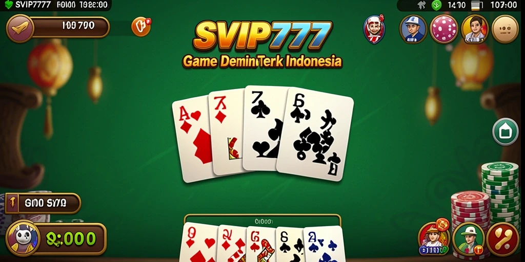 Screenshot gameplay SVIP777 yang menunjukkan aksi seru Domino.